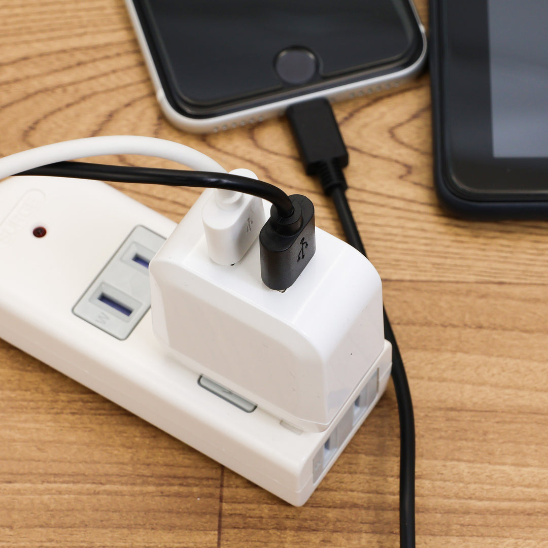 USB充電器 DC5V 3.4A SK-CH2A34WH