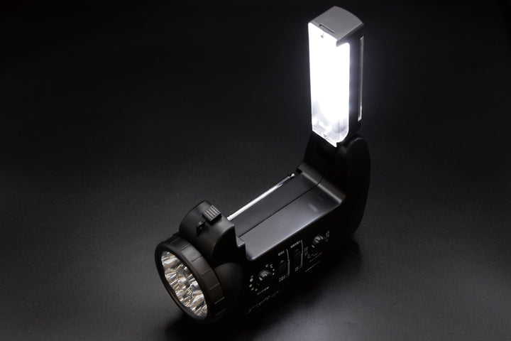 ラジオライト LED 防災グッズ 懐中電灯　SK-BR2016PSB