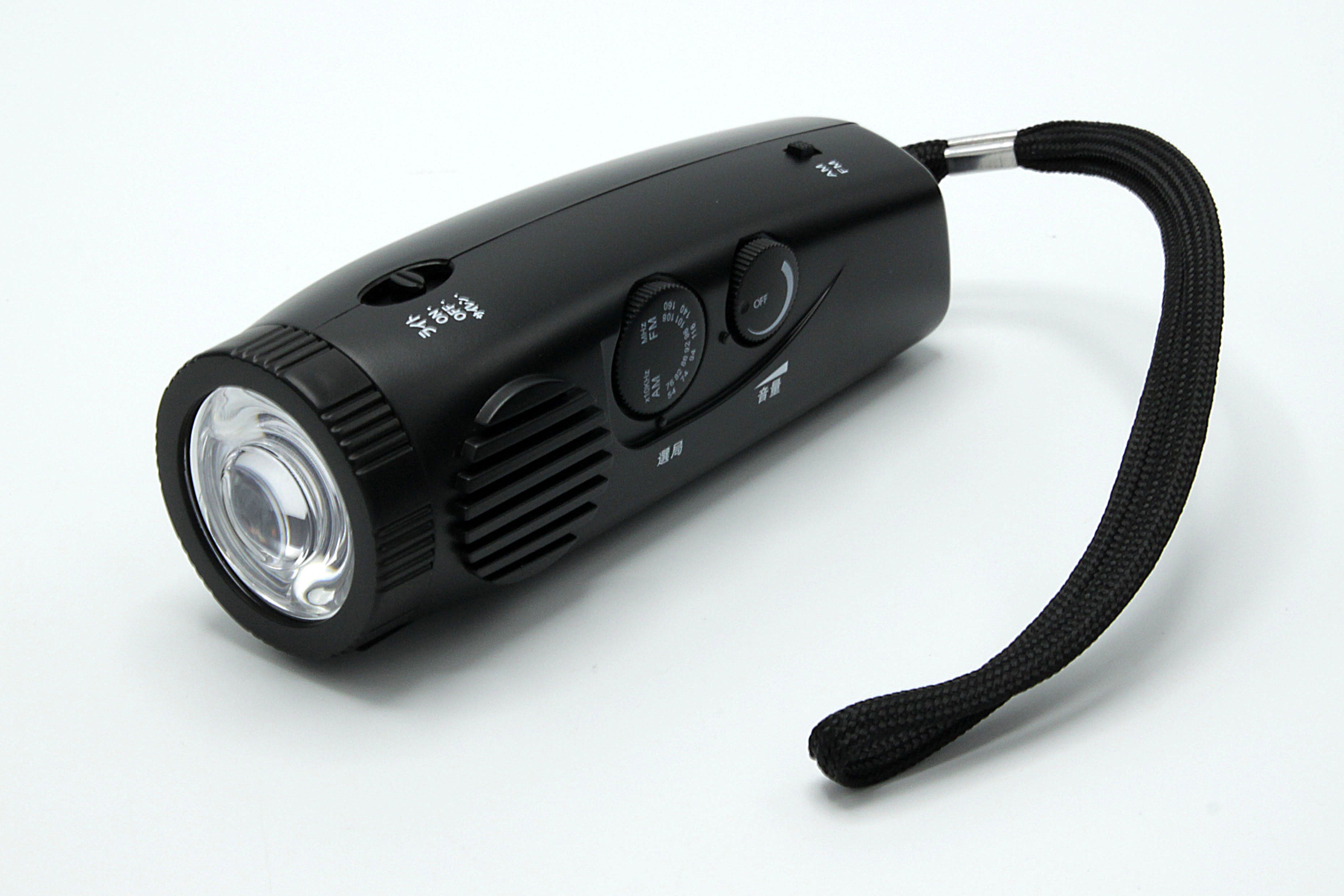 懐中電灯 ブラック 乾電池式ラジオライト 懐中電灯 SK-BR945 – ZioZone