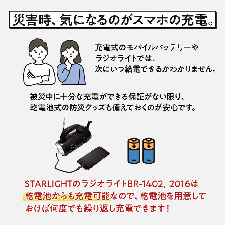 防災グッズ 防災ライトセット　スタンダード ライトセット