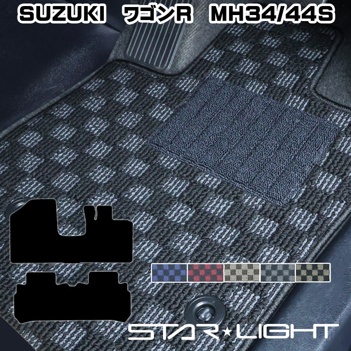 スズキ SUZUKI ワゴンR MH34S/44S プレミアムチェック フロアマット STARLIGHT スターライト カーマット