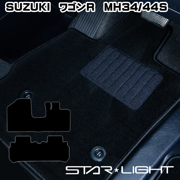 スズキ SUZUKI ワゴンR MH34S/44S ロイヤルブラック フロアマット STARLIGHT スターライト カーマット